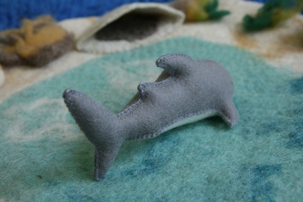 Bull Shark (Blue Stitching)