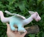 Taraleigh's Dragon, Pink & Aqua Blend