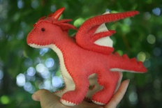 Crystal Flame Dragon, Red