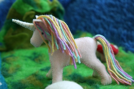 Pink and Rainbow Unicorn