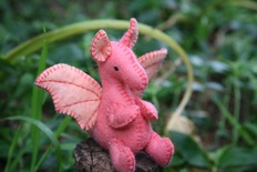 Baby Dragon, Light Red / Orange