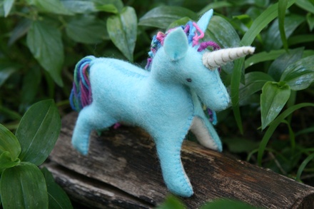 Aqua and Rainbow Unicorn