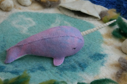 Purple & Blue Toned Narwhal