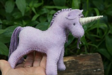 Purple Sparkle Unicorn