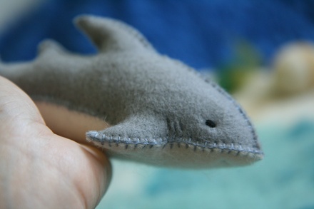 Bull Shark (Blue Stitching)