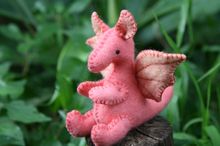 Baby Dragon, Light Red / Orange