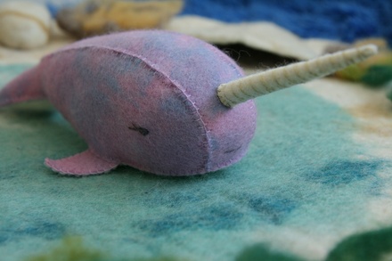 Purple & Blue Toned Narwhal