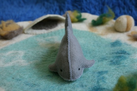 Bull Shark (Blue Stitching)