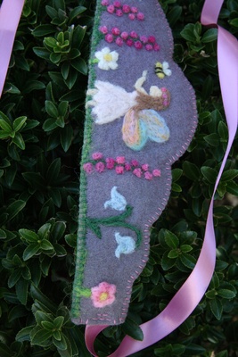 Fairy, Bee & Spring Flowers Crown