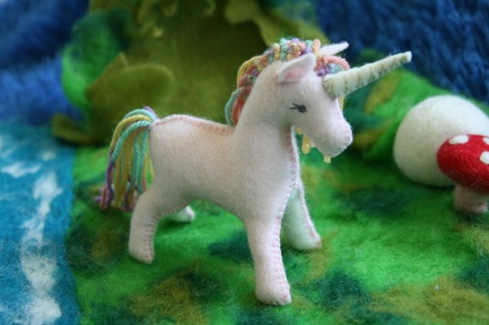 Pink and Rainbow Unicorn