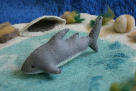 Bull Shark (Blue Stitching)