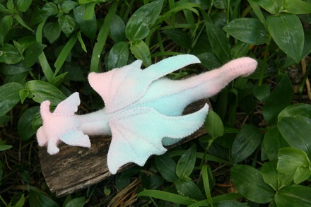 Taraleigh's Dragon, Pink & Aqua Blend
