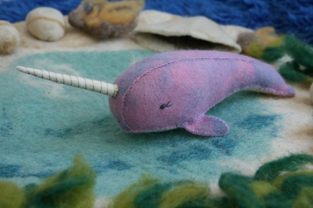 Purple & Blue Toned Narwhal