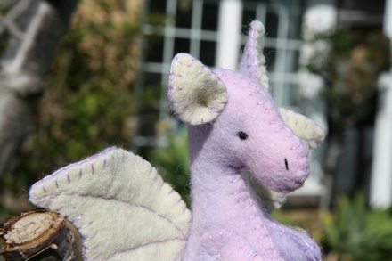 Baby Dragon, Light Purple / Yellow