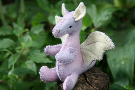 Baby Dragon, Light Purple / Yellow