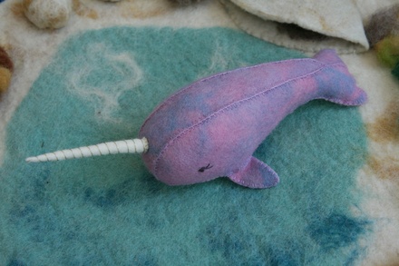 Purple & Blue Toned Narwhal