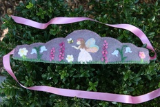 Fairy, Bee & Spring Flowers Crown
