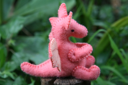 Baby Dragon, Light Red / Orange