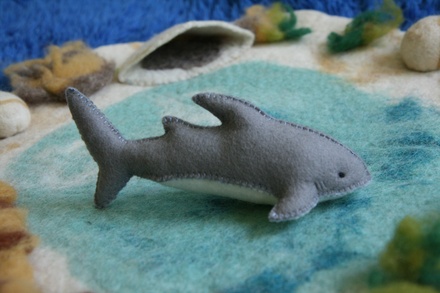 Bull Shark (Blue Stitching)