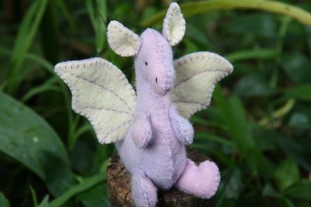 Baby Dragon, Light Purple / Yellow