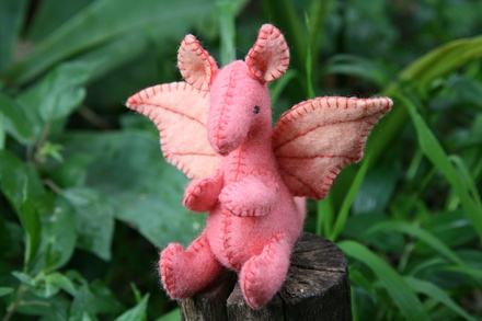 Baby Dragon, Light Red / Orange