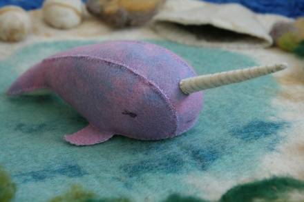 Purple & Blue Toned Narwhal