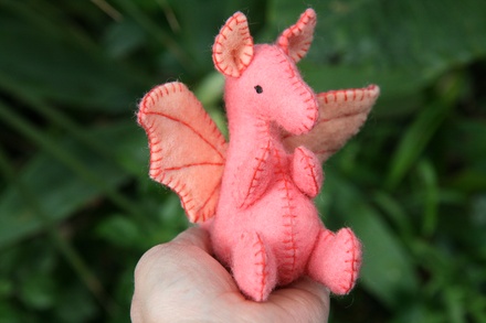 Baby Dragon, Light Red / Orange