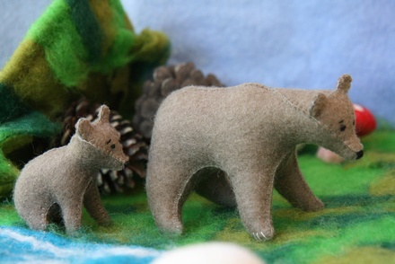 Mother and Baby Bear Set