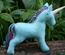 Aqua and Rainbow Unicorn