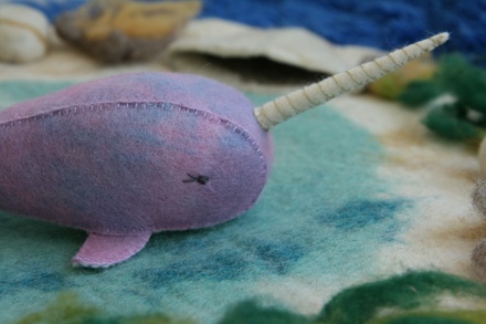 Purple & Blue Toned Narwhal